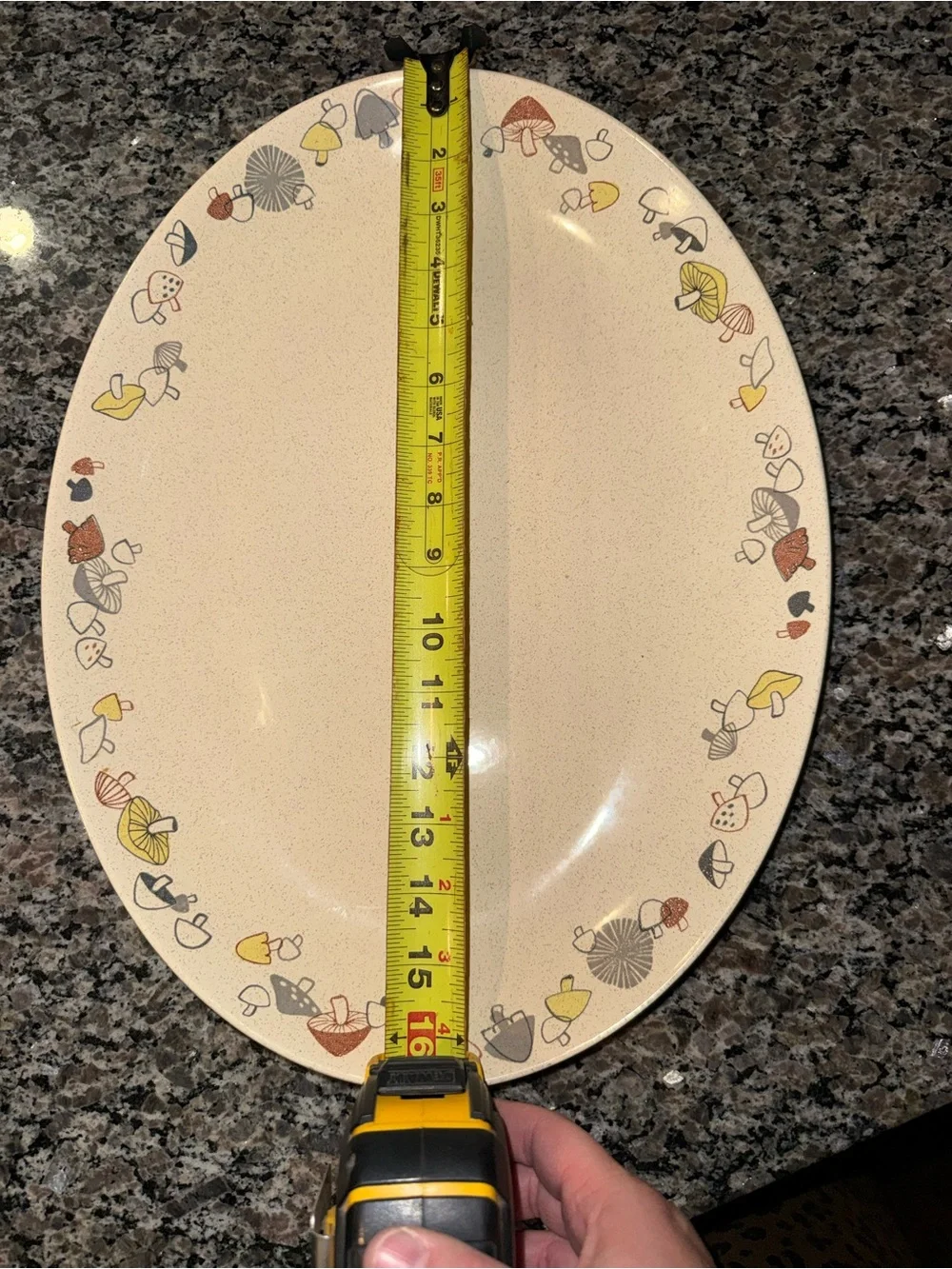 Vintage Franciscan Woodlore Oval Platter (approx 16x 13)